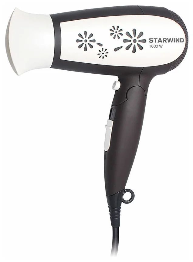 Фен STARWIND SHT4417 1600 Вт коричневый, белый кофемолка starwind sgp4422 белый коричневый