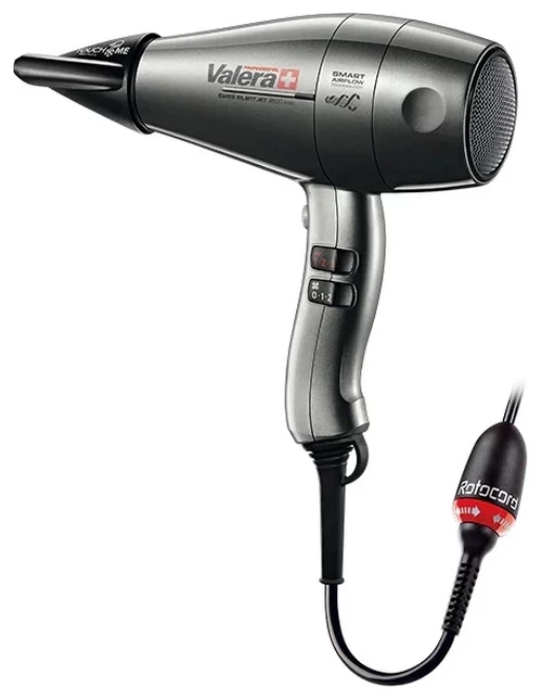

Фен Valera Professional Swiss Silent Jet 8600 Ionic 2400 Вт серый, Professional Swiss Silent Jet 8600 Ionic
