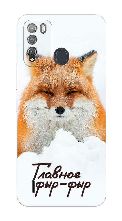 

Чехол на Itel Vision 1 Pro "Снежный фыр-фыр", Оранжевый;белый;коричневый, 3200350-1