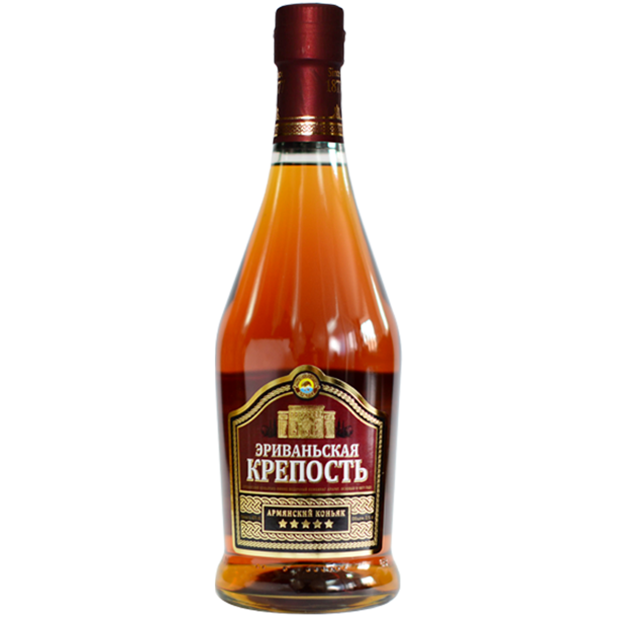 Коньяк Эриваньская крепость 5 лет 0,5 л