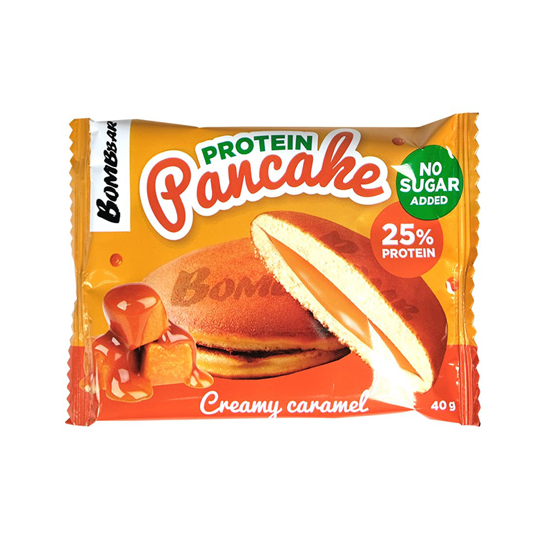 

BOMBBAR Bombbar Pancake Protein 40 г, 1 шт, вкус: сливочная карамель