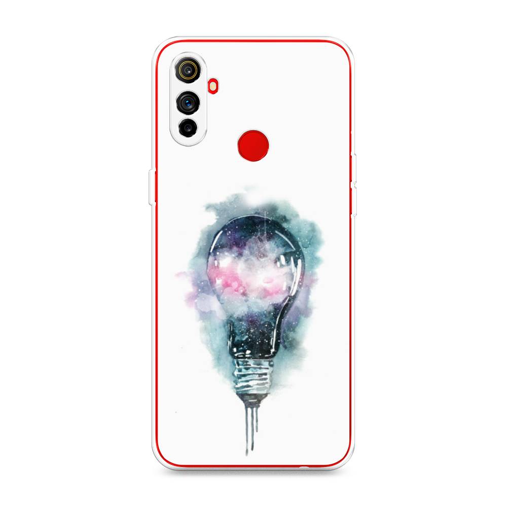 

Чехол на Realme C3 "Волшебная лампа", Белый;серый, 253050-4