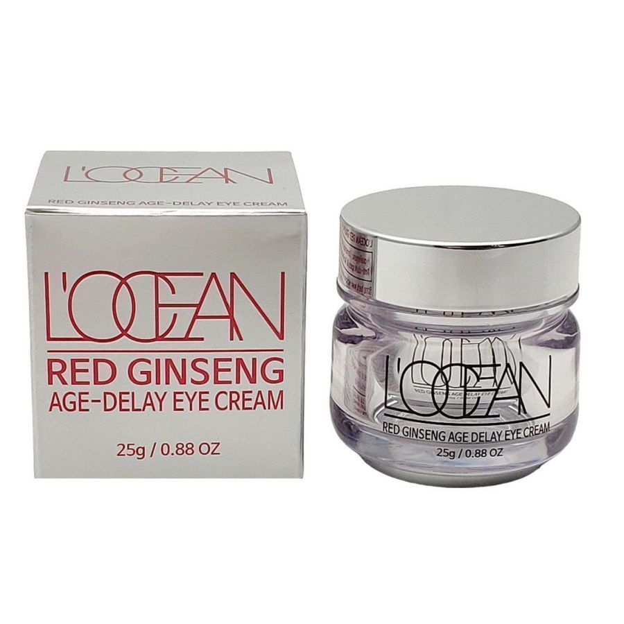 Крем для век L’ocean Red Ginseng Age-Delay Eye Cream, на основе красного женьшеня , 25 г