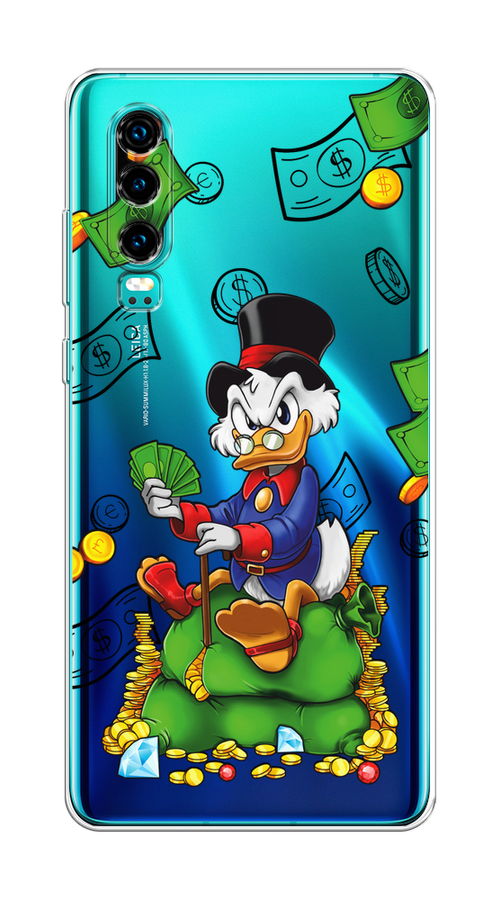 

Чехол на Huawei P30 "Scrooge Richness", Черный;синий;зеленый, 68550-1