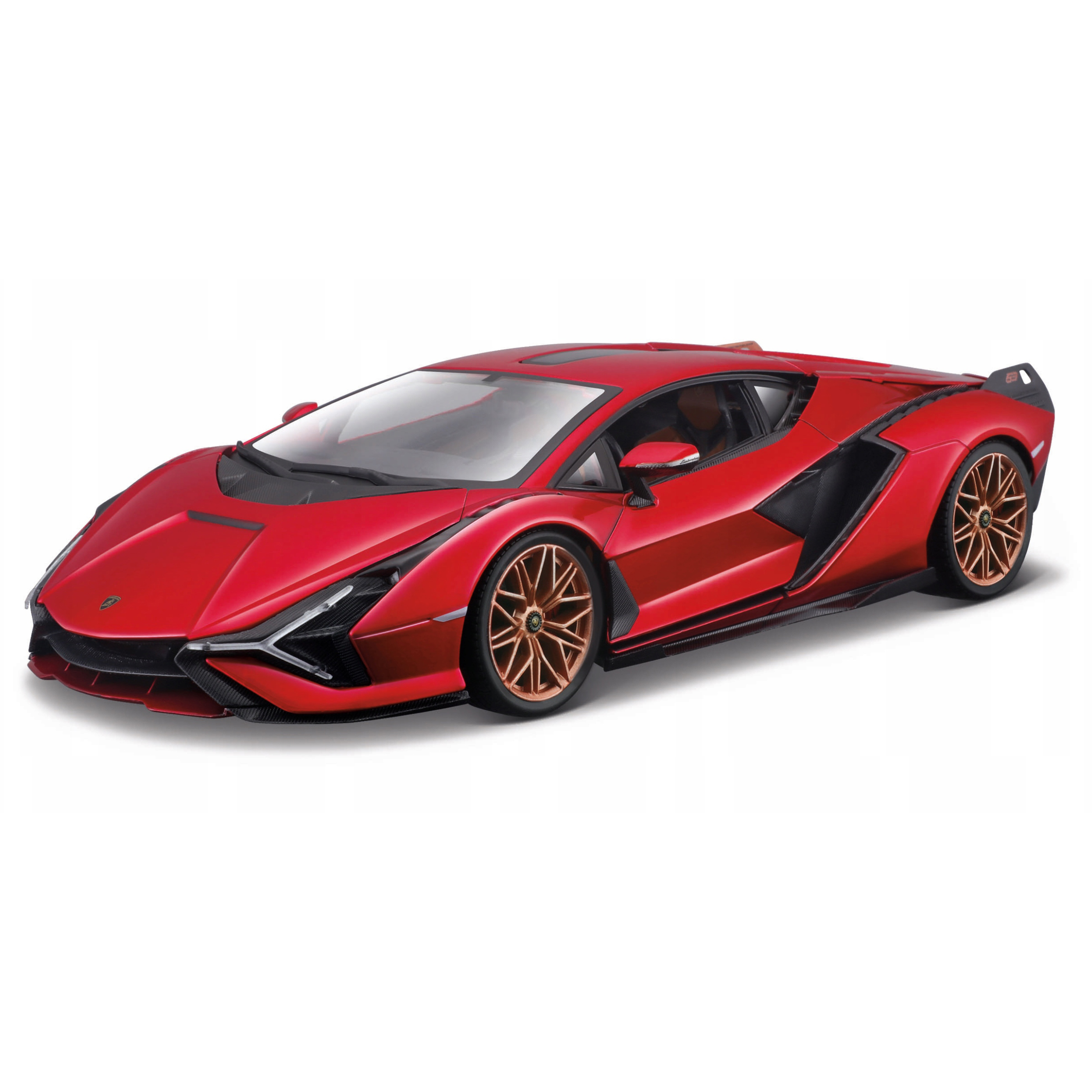 

Машинка Bburago металлическая Lamborghini Sian FKP 37, 1:24, красная 18-21099/1, Красный, Lamborghini Sian FKP 37 1:24