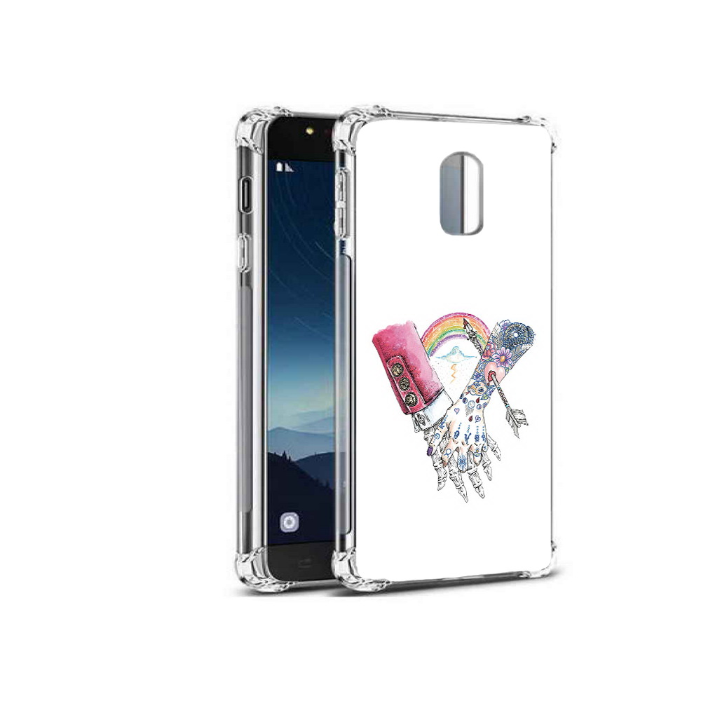 

Чехол MyPads Tocco для Samsung Galaxy C8 абстракция руки в татуировках (PT96288.518.212), Прозрачный, Tocco