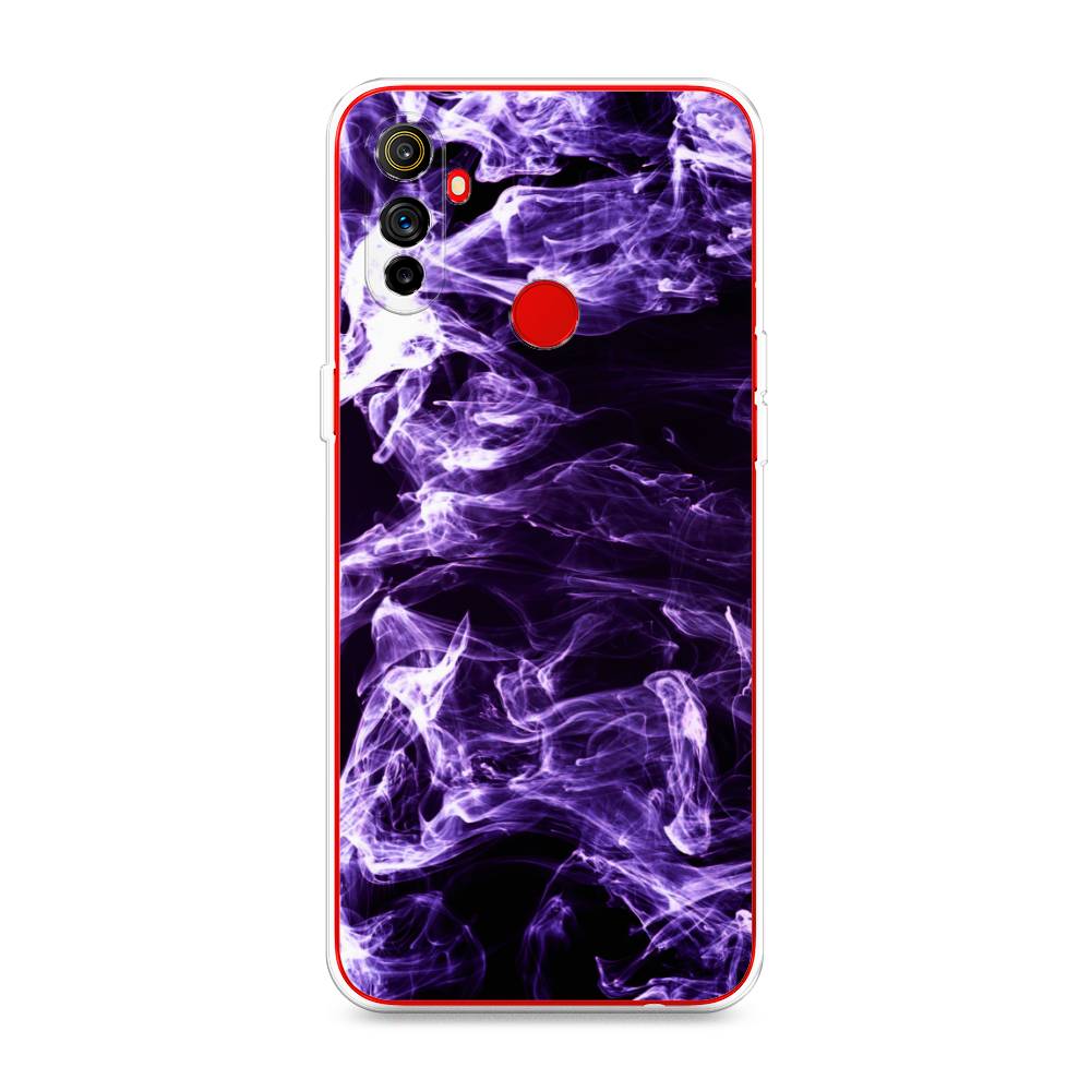

Чехол на Realme C3 "Фиолетовый дым", Фиолетовый;белый;черный, 253050-3
