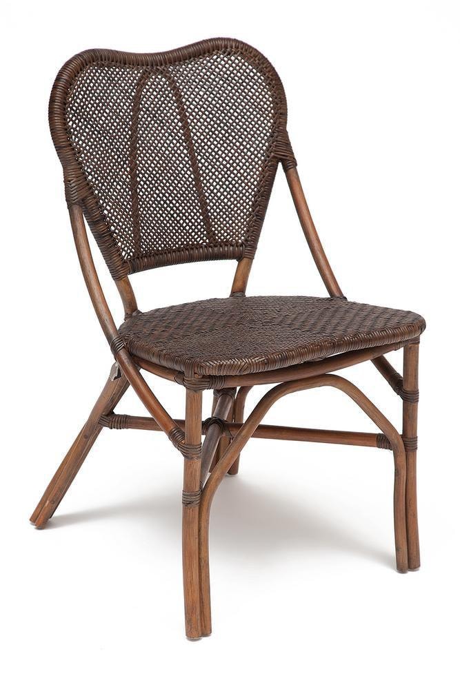 фото Садовый стул tetchair yama, натуральный ротанг, античный коричневый