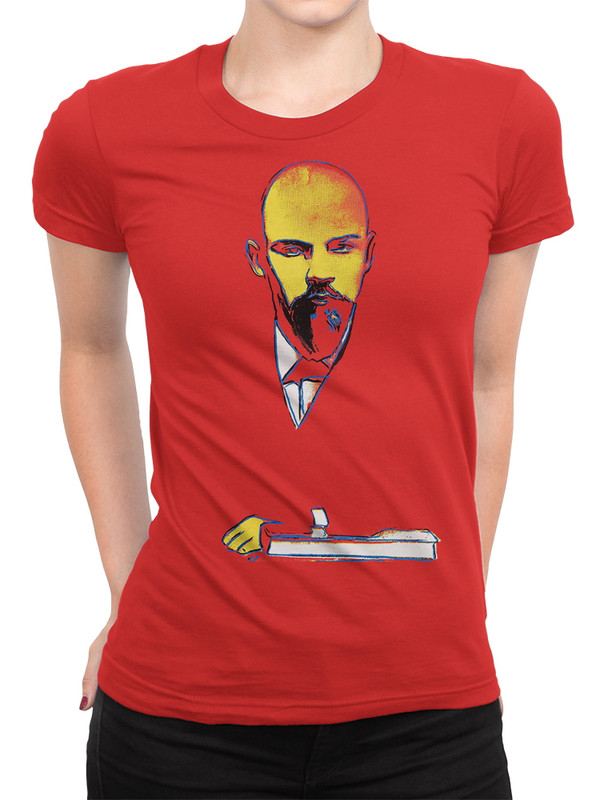 

Футболка женская Dream Shirts Энди Уорхол - Владимир Ленин СССР 79036811 красная S, Энди Уорхол - Владимир Ленин СССР 79036811