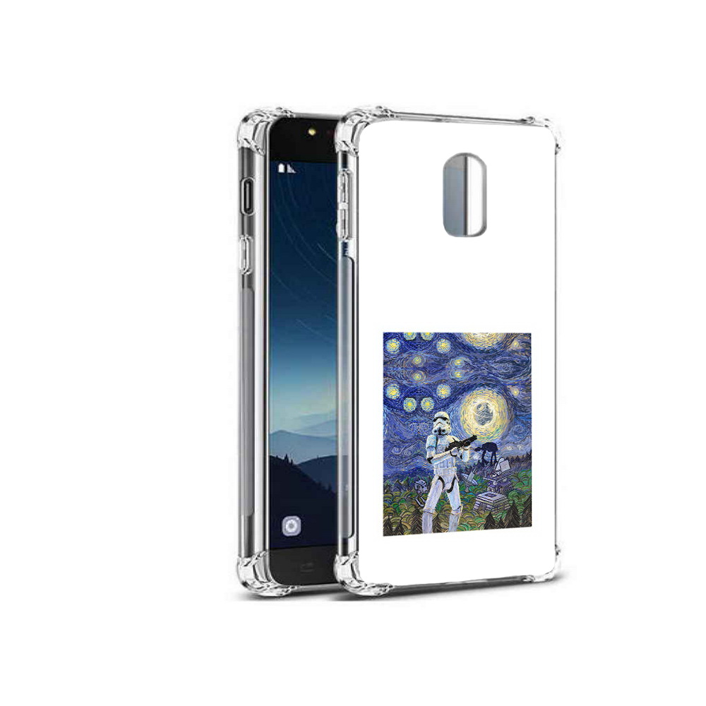 

Чехол MyPads Tocco для Samsung Galaxy C8 star wars звездная ночь (PT96288.518.23), Прозрачный, Tocco