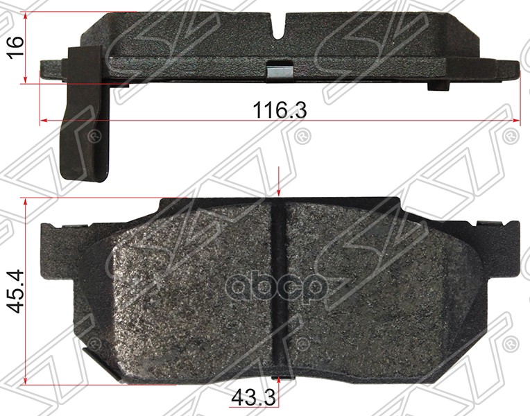 

Колодки Тормозные Перед Honda Fit Gd1 Sat арт. ST45022SAA000