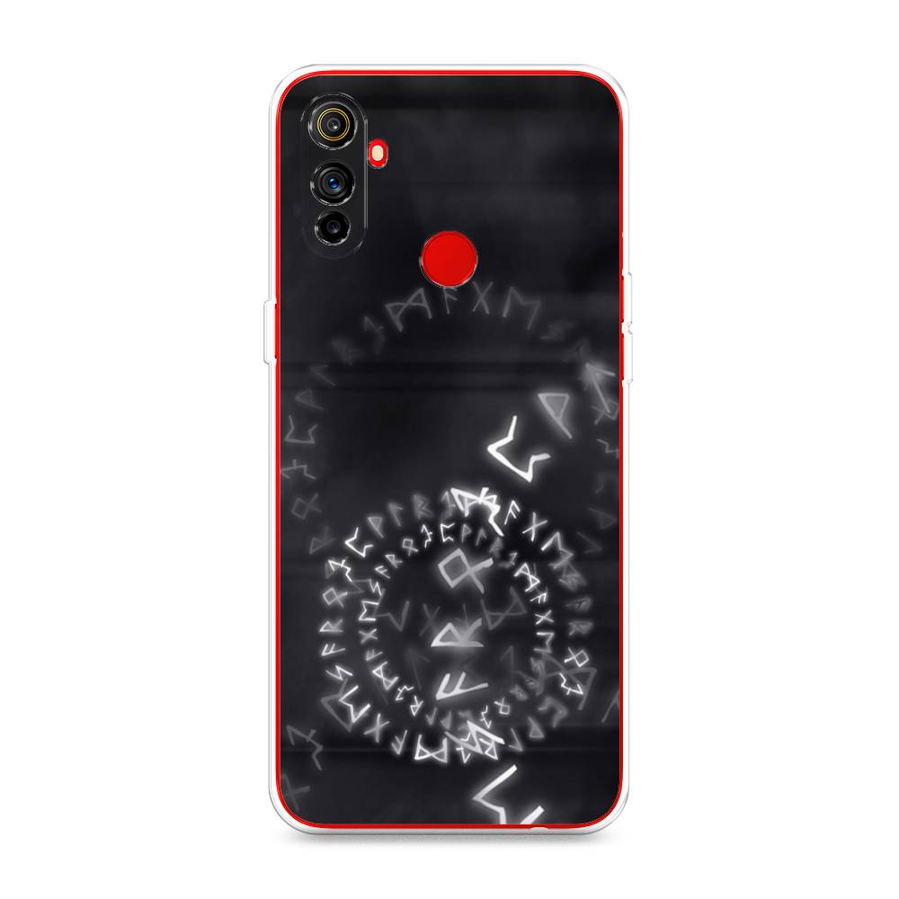 

Чехол на Realme C3 "Руны", Серый;черный, 253050-3