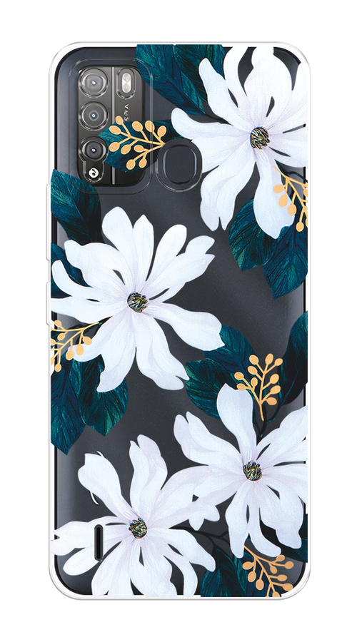 

Чехол на Itel Vision 1 Pro "Delilah Flower", Зеленый;белый, 3200350-1