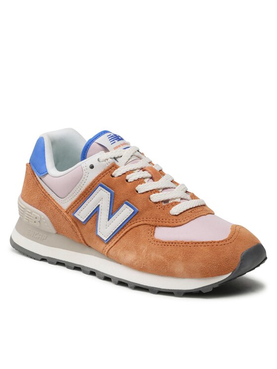 

Кроссовки женские New Balance WL574QB коричневые 37 EU, Коричневый, WL574QB