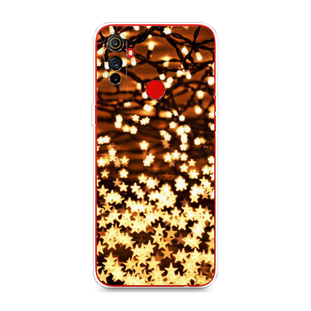 

Чехол на Realme C3 "Новогодняя гирлянда", Золотистый, 253050-5