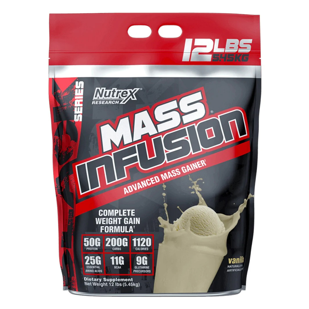 

Гейнер Nutrex Mass Infusion 5450 грамм, Ваниль