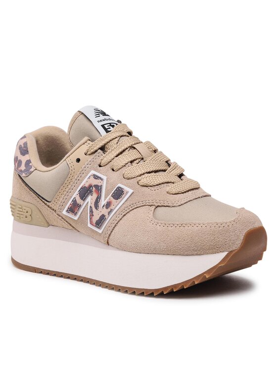 

Кроссовки женские New Balance WL574ZDC бежевые 41 EU, Бежевый, WL574ZDC