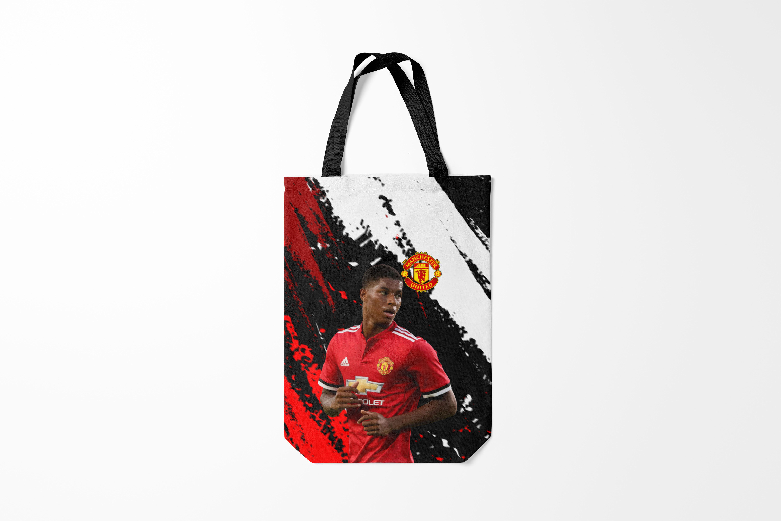 

Сумка шoппер унисекс Burnettie Маркус Рашфорд Manchester United Рашфорд., черный, Маркус Рашфорд Manchester United Рашфорд.