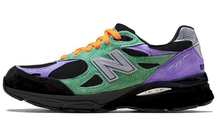 

Кроссовки унисекс New Balance Stray Rats NB 990 V3 The Joker разноцветные 42.5 EU, Разноцветный, Stray Rats x New Balance NB 990 V3 The Joker