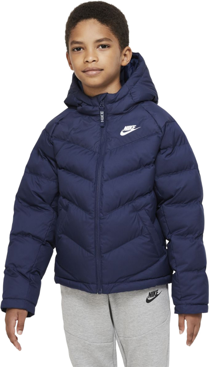 

Куртка детская Nike U NSW FILLED JACKET цв.синий р.146, U NSW FILLED JACKET