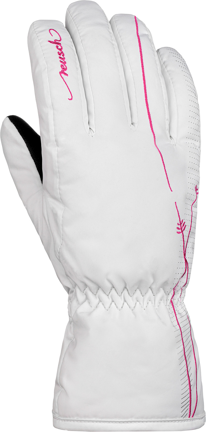 фото Перчатки reusch yana, 2022, white/pink glo, 6