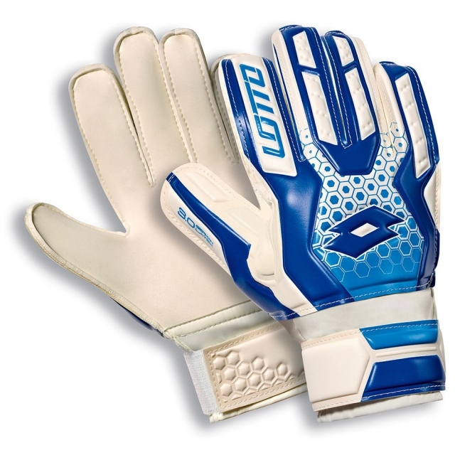 Вратарские перчатки Lotto Glove Gk Spider 900 Jr L53156-1ZY цв.синий р.4 перчатки вратарские torres match fg05216