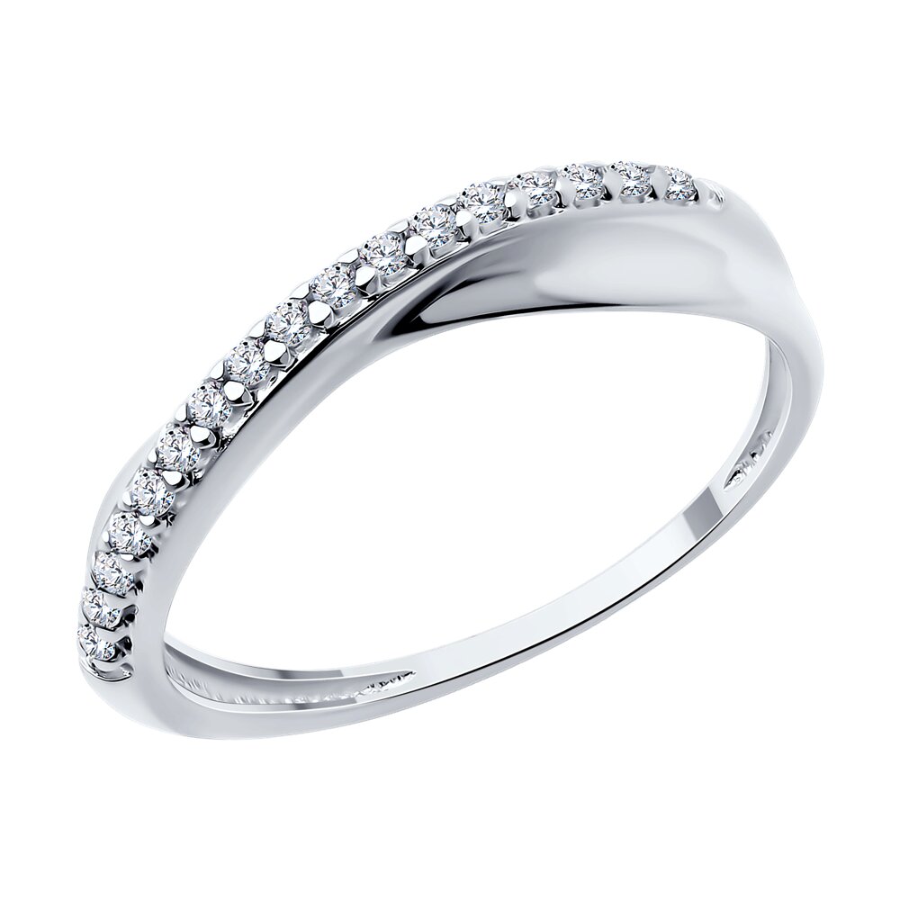 

Кольцо из серебра р. 16 Diamant 94-110-02076-1, фианит, 94-110-02076-1