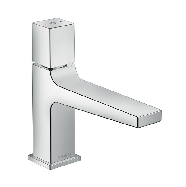 фото 32570000 metropol смеситель для раковины 100, с рукояткой select, push-open hansgrohe