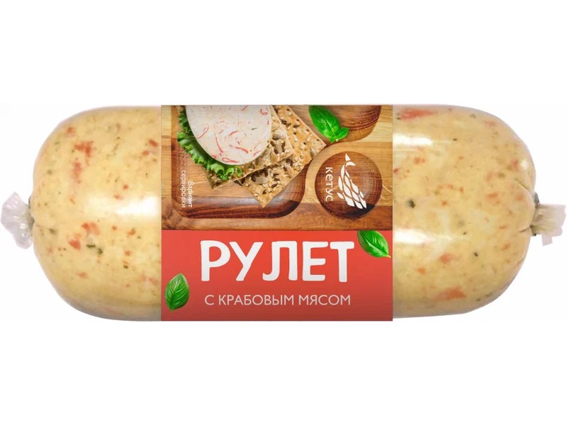 

Крабовый рулет Кетус имитация сурими вареный 350 г