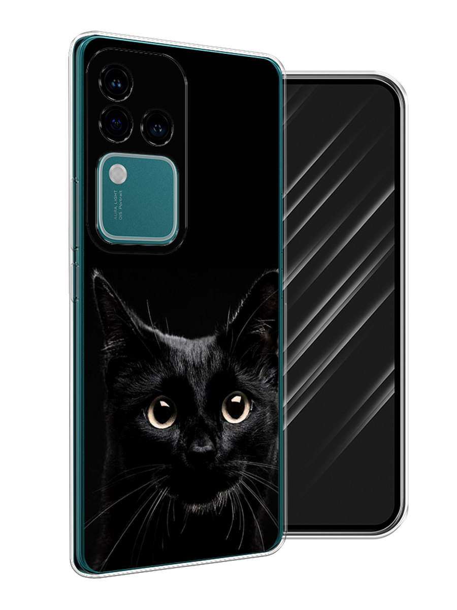 

Чехол Awog на Vivo V30 Pro/S18 Pro "Добрый кот", Черный, 2610050-1