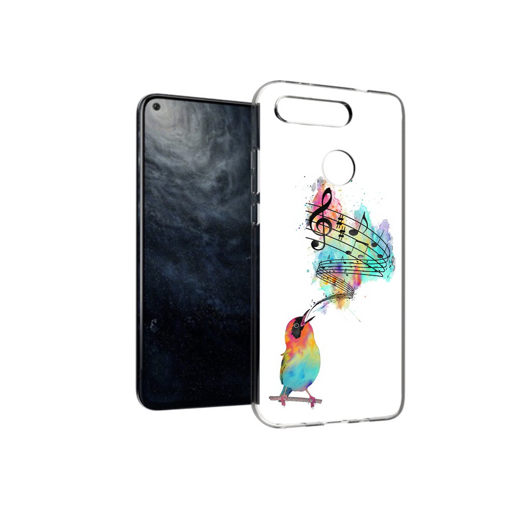

Чехол MyPads Tocco для Huawei Honor 20 певчая птичка, Прозрачный, Tocco