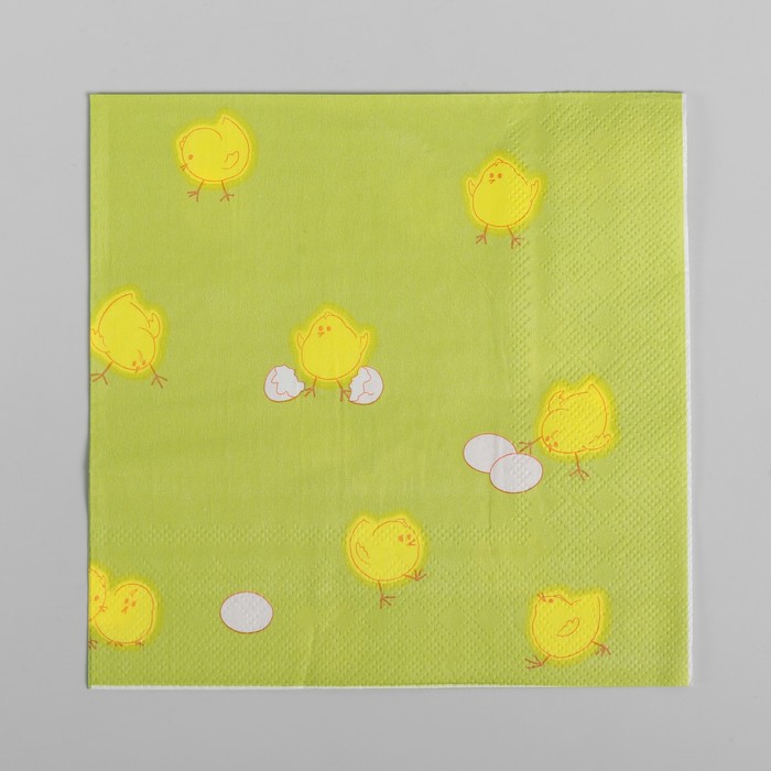

Салфетки бумажные «Пасхальный цыплёнок», набор, 20 шт., 33 × 33 см.