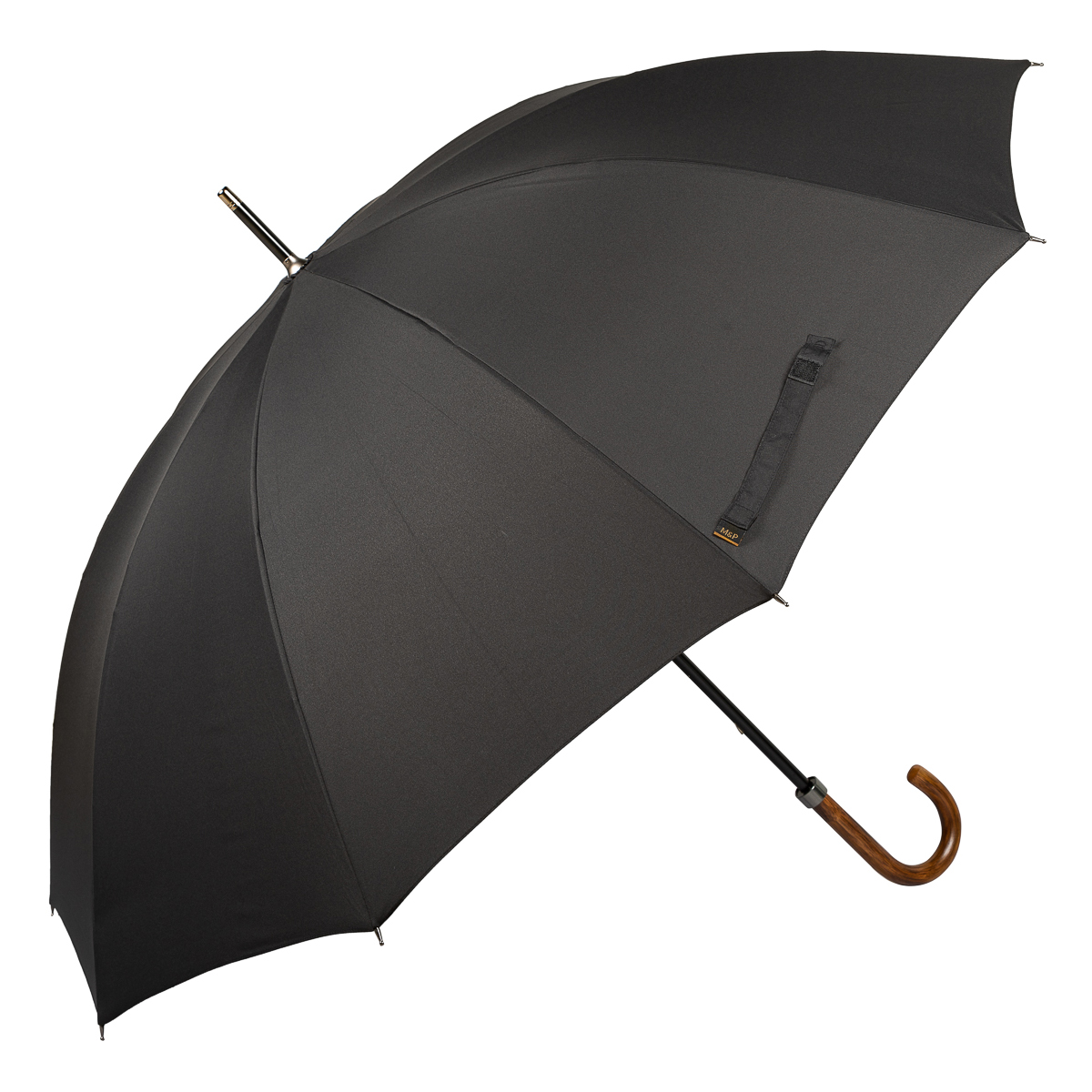 Зонт-трость мужской механический M&P C172-LA Legno  Classic, черный