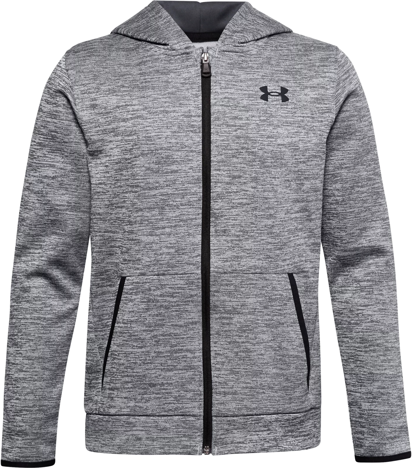 фото Толстовка детская under armour fleece fz цв.серый р.128