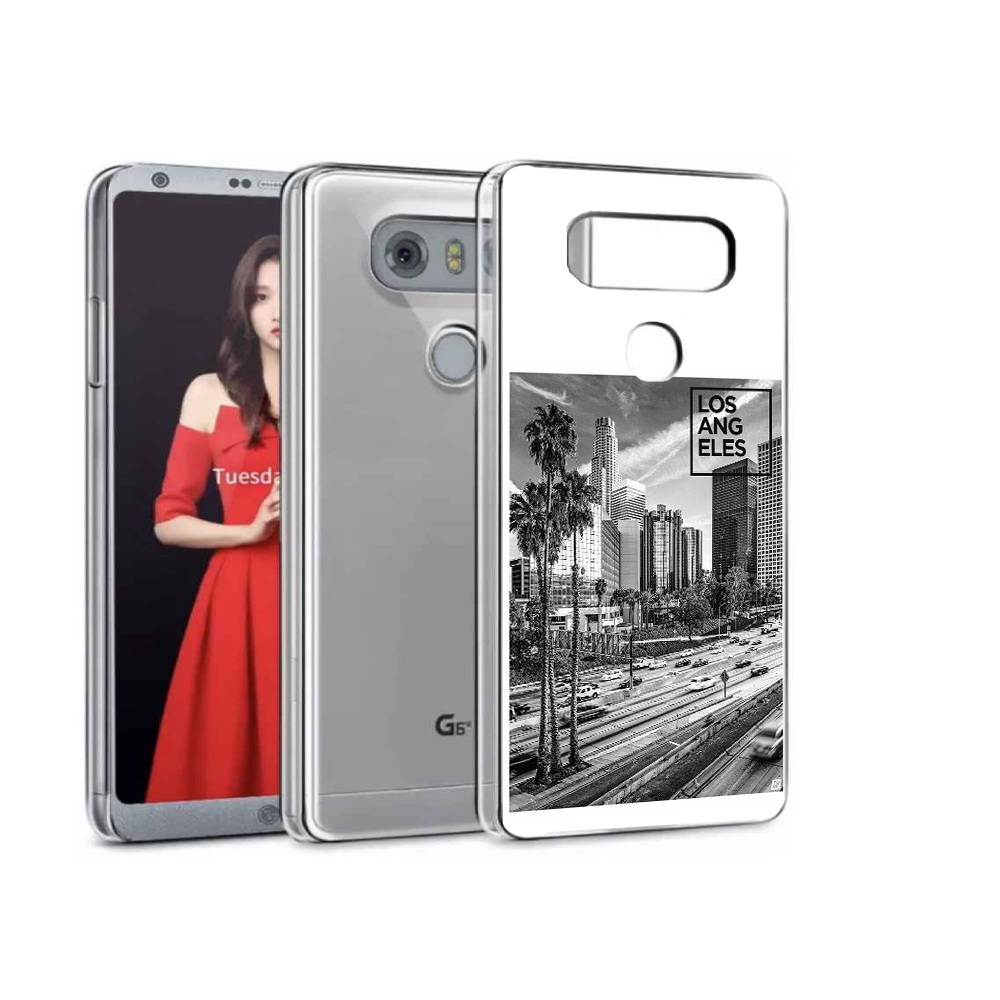 

Чехол MyPads Tocco для LG G5 черно белый лос анджелес, Прозрачный, Tocco