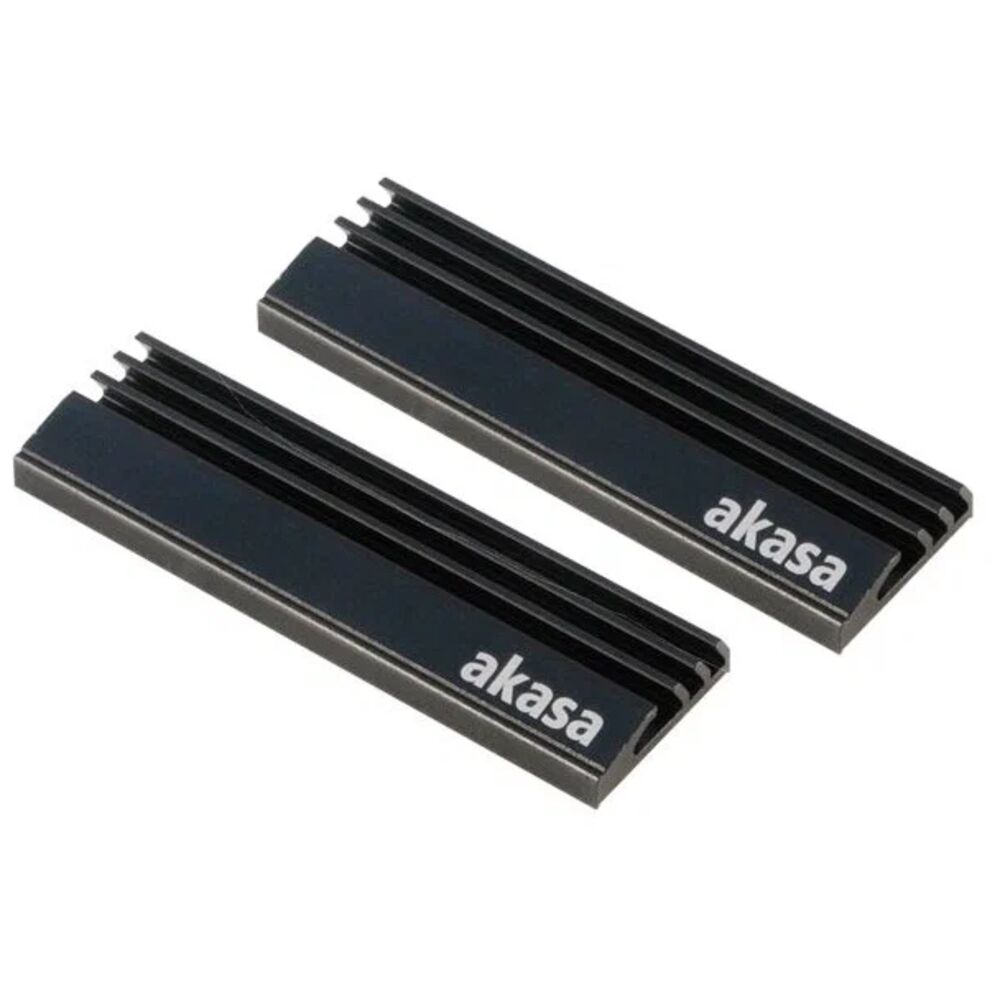 фото Радиатор на ssd m.2 akasa 2-pack (a-m2hs01-kt02) black