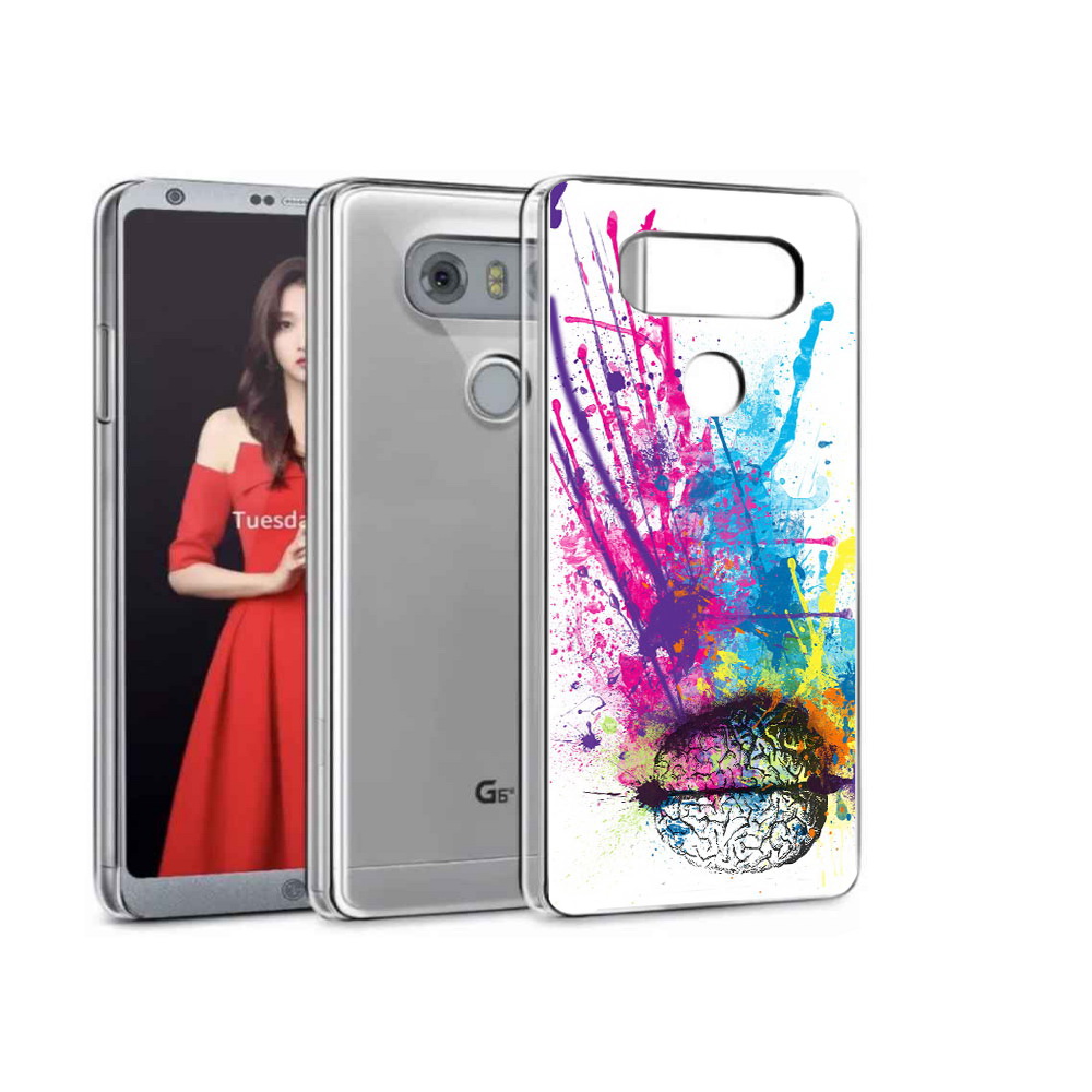 

Чехол MyPads Tocco для LG G5 яркий красочный мозг, Прозрачный, Tocco