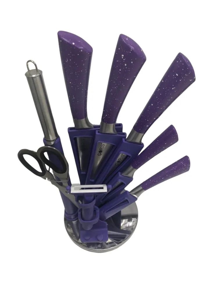 

Ножи кухонные - набор из 8 предметов на подставке, 115083745