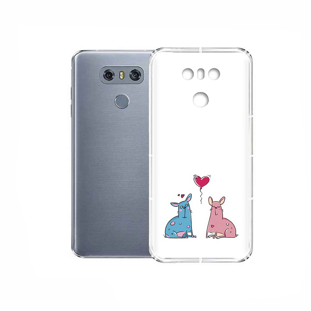 

Чехол MyPads Tocco для LG G6 Лама любовь, Прозрачный, Tocco