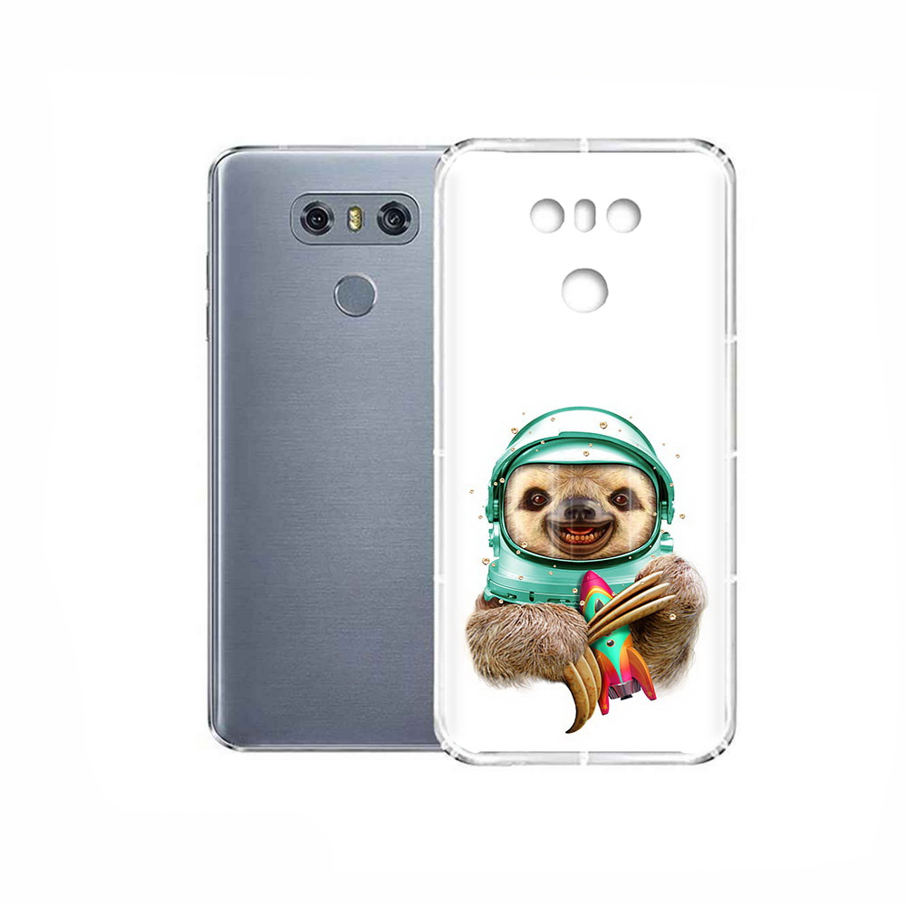 

Чехол MyPads Tocco для LG G6 Ленивец астронавт, Прозрачный, Tocco