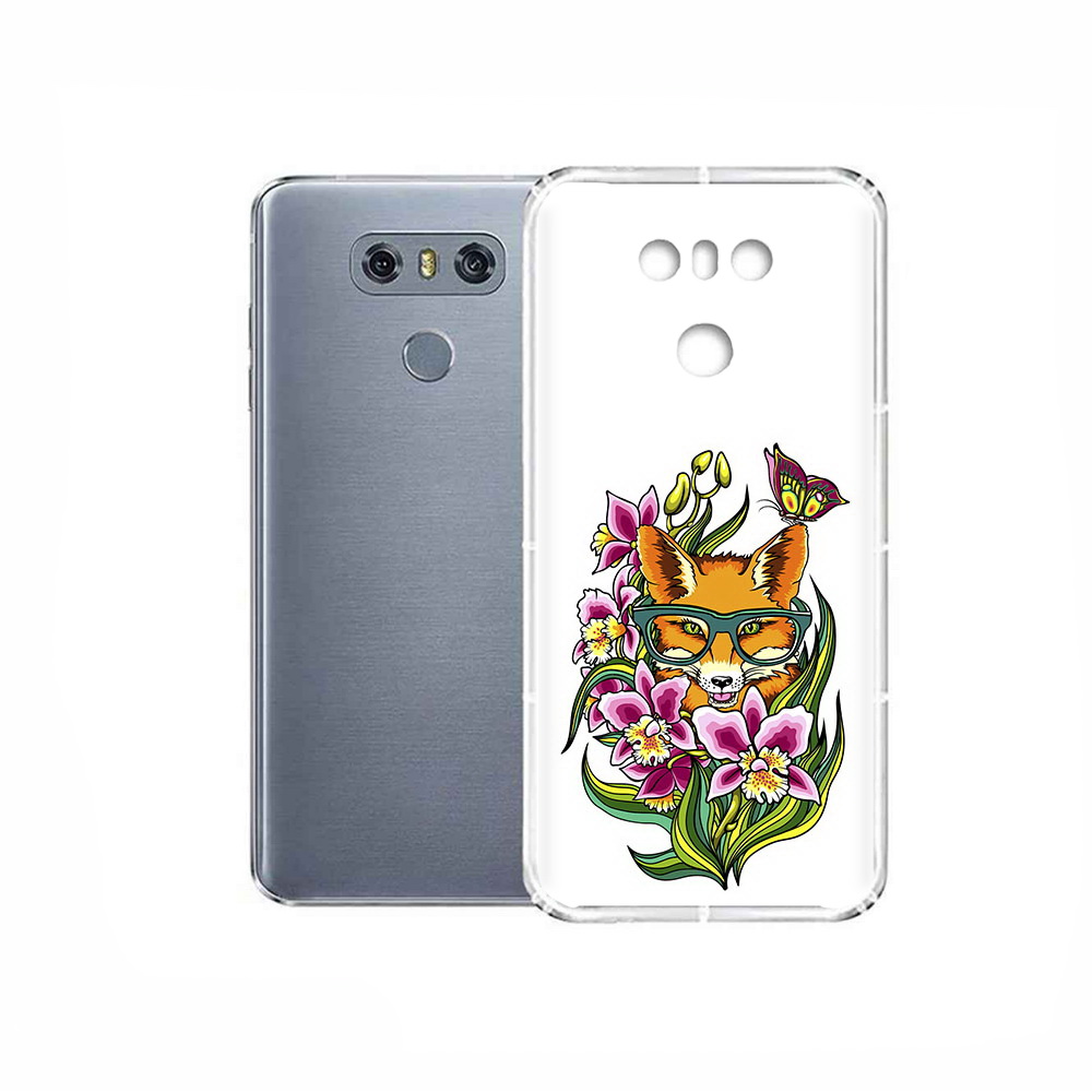 

Чехол MyPads Tocco для LG G6 Лиса в цветах, Прозрачный, Tocco