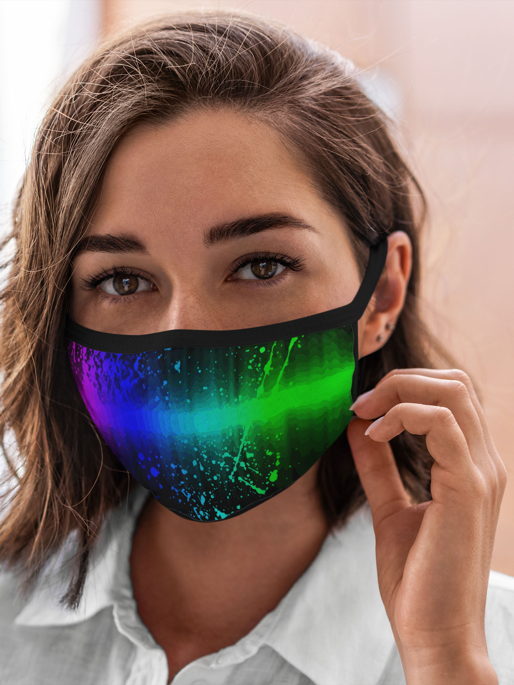 

Многоразовая маска унисекс Burnettie Разные Neon, Разноцветный, Разные Neon