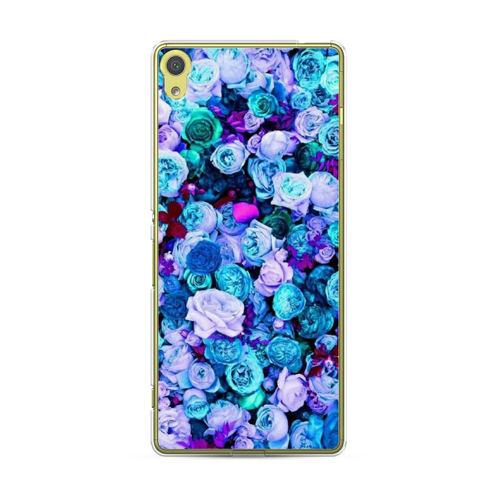 

Чехол на Sony Xperia XA "Цветочный ковер", Фиолетовый, 51250-2
