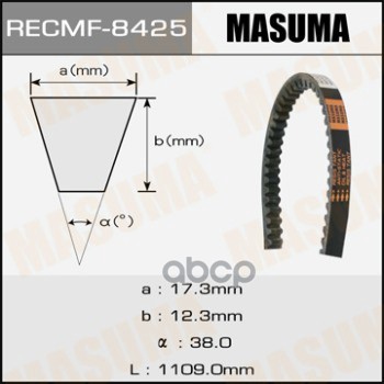 

Ремень Клиновой 17 X 1109 Masuma Masuma арт. 8425