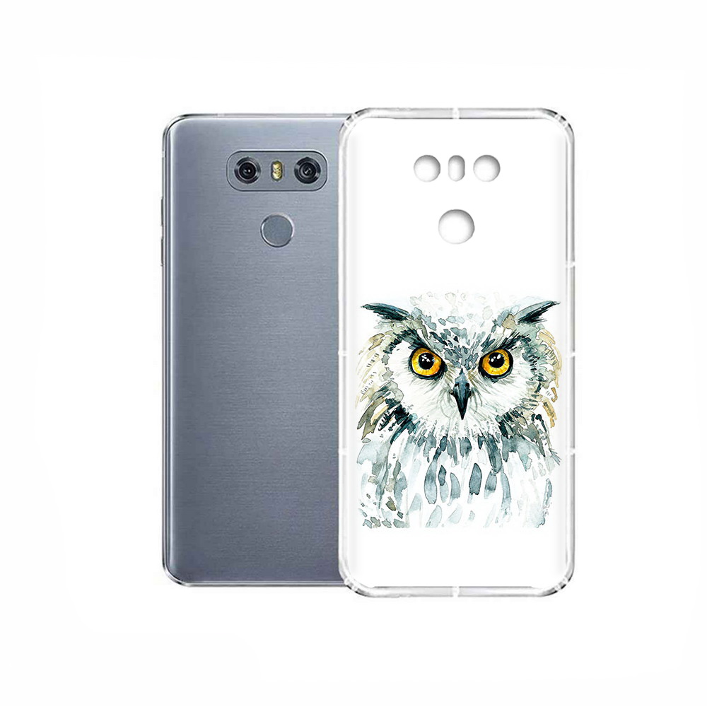 

Чехол MyPads Tocco для LG G6 Серьезная сова, Прозрачный, Tocco