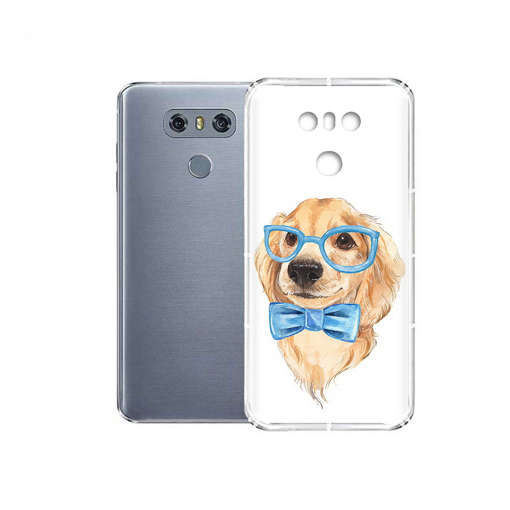 

Чехол MyPads Tocco для LG G6 Собака интеллигент, Прозрачный, Tocco