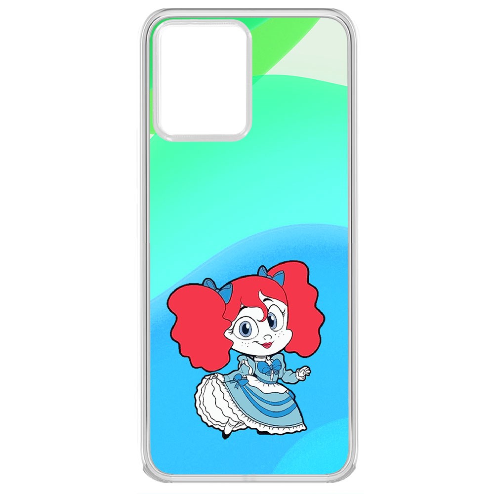 Чехол-накладка Krutoff Clear Case Хаги Ваги - Кукла Поппи для Realme 8/8 Pro 4G