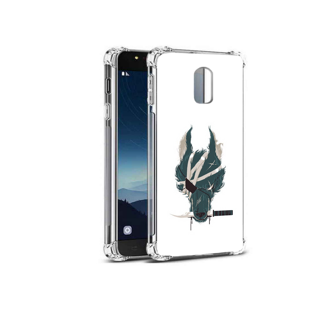

Чехол MyPads Tocco для Samsung Galaxy C8 волк-разбойник (PT96288.518.271), Прозрачный, Tocco