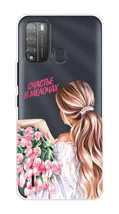 

Чехол на Itel Vision 1 Pro "Простые радости", Прозрачный;розовый;белый;бежевый, 3200350-1