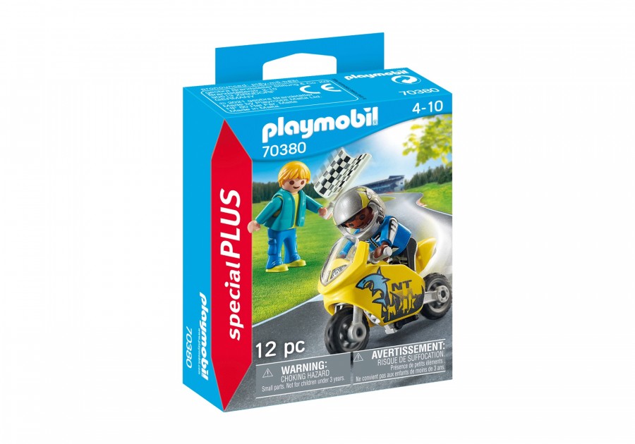 

Конструктор Playmobil Гонщик на мотоцикле Boys with Motorcycle , арт.70380